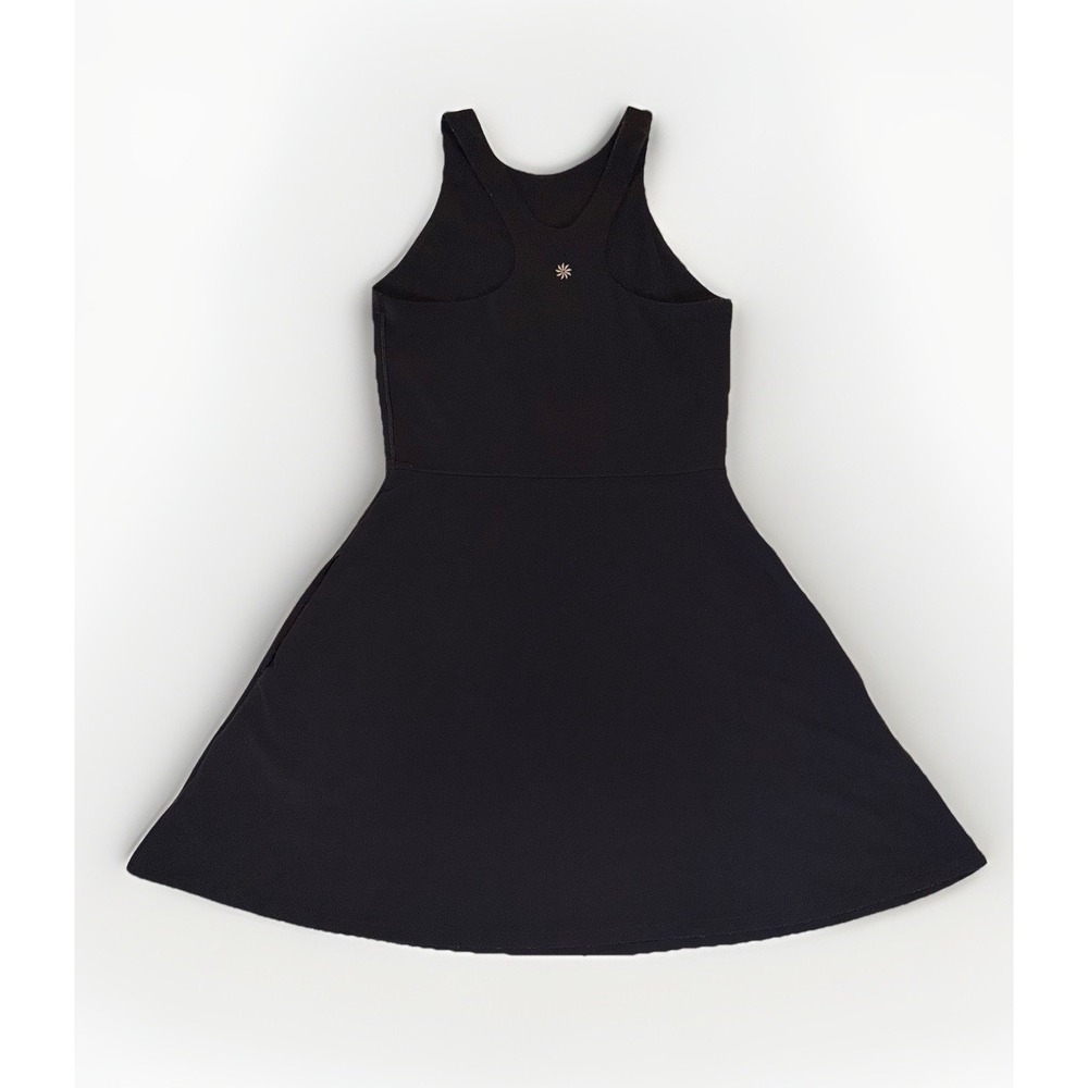 Athleta Conscious Dress Black‎ Women's XS A-Line with Pockets LBD - Picture 4 of 12